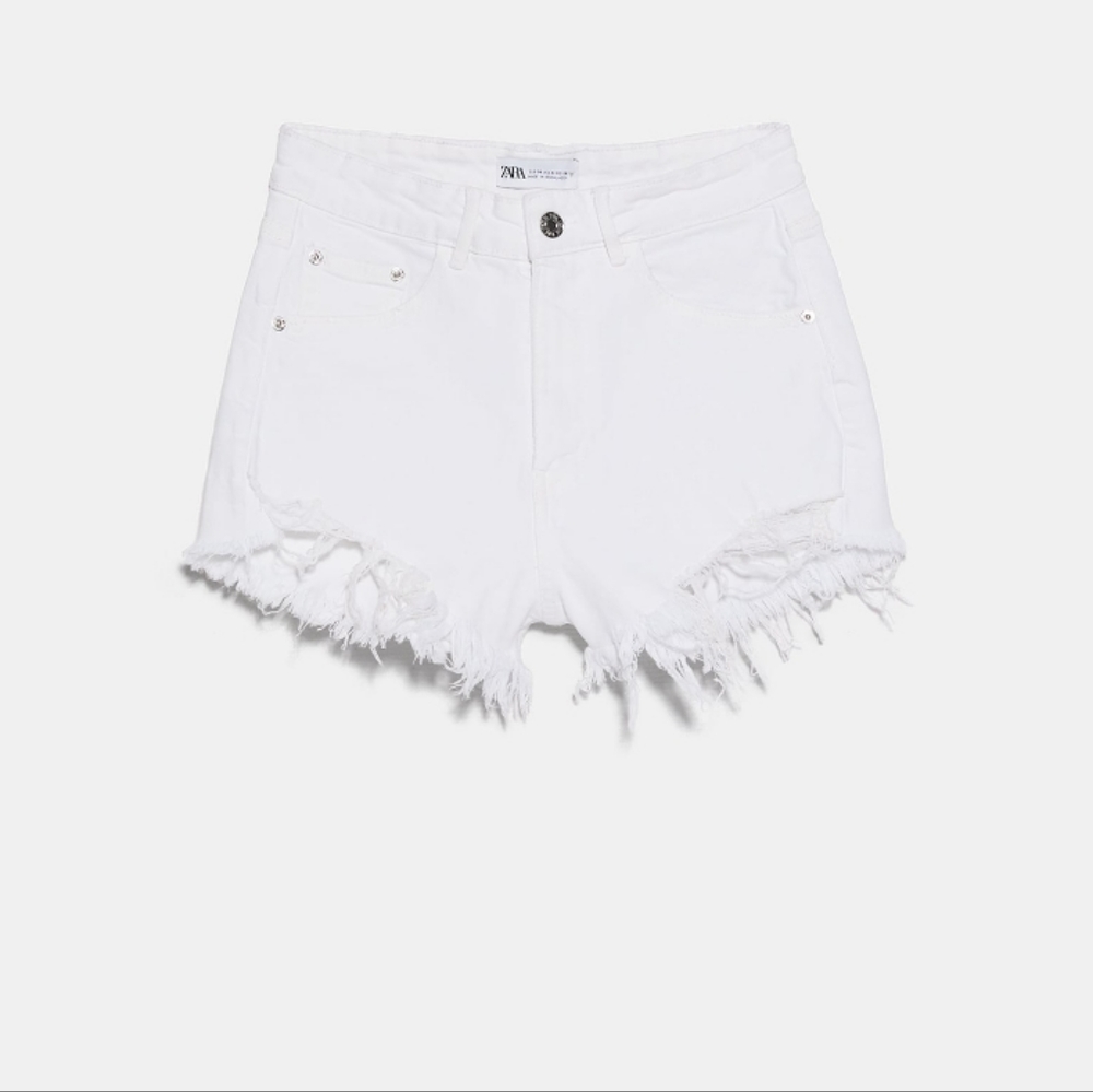 ZARA HI RISE DENIM SHORT